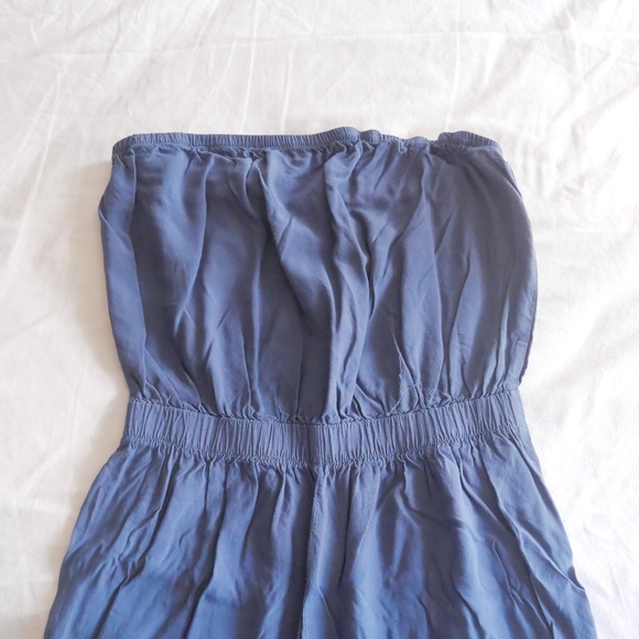 Blue Tube Top Romper - Small - Picture 1 of 5